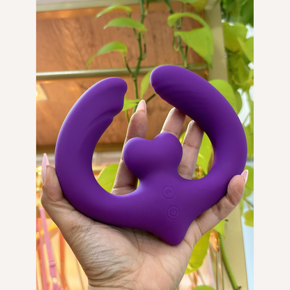 Vibrador de Ponto G e clitóris / Duplo - SI