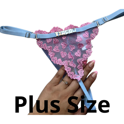 Calcinha Encanto PLUS SIZE Personalizável (15 letras)