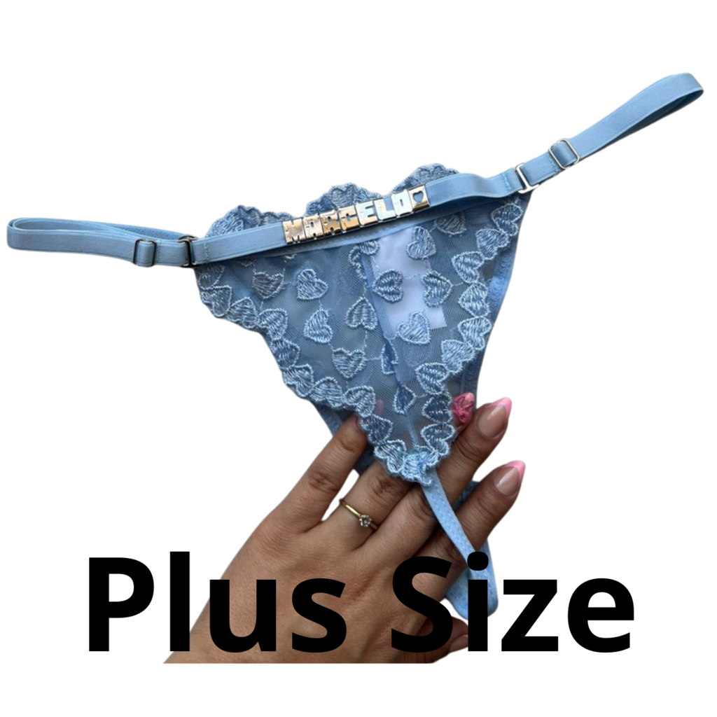 Calcinha Encanto PLUS SIZE Personalizável (15 letras)