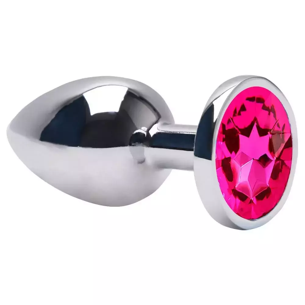 Plug Anal G redondo Metal Brilhante