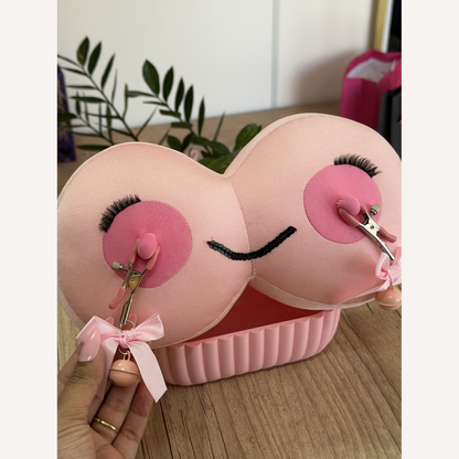 Grampos De Mamilo Com Sino E Laço Sexy Import