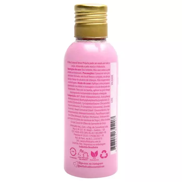Amor Próprio Óleo Corporal 120Ml Sofisticatto