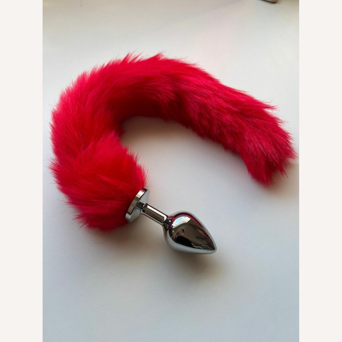 Kit Diabinha Tiara + Plug P Rabo Raposa 40 cm - 2 Itens