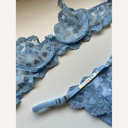 Conjunto Encanto Azul Personalizável 15 letras