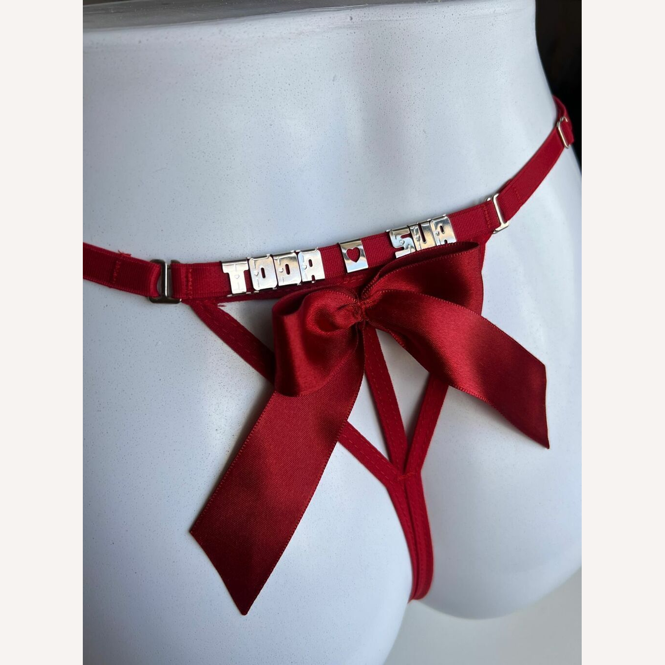 Calcinha Personalizável Laços - até 10 letras