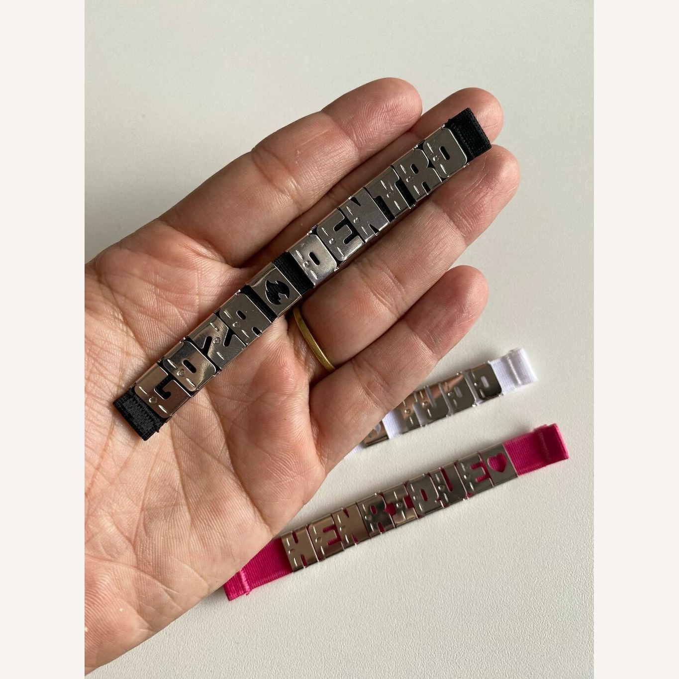 Tira Avulsa Personalizável para Calcinha (CABE ATÉ 10 LETRAS)