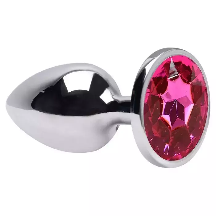 Plug Anal P redondo Metal Brilhante
