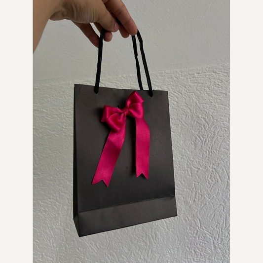Sacola Para Presente com Laço Cetim - P