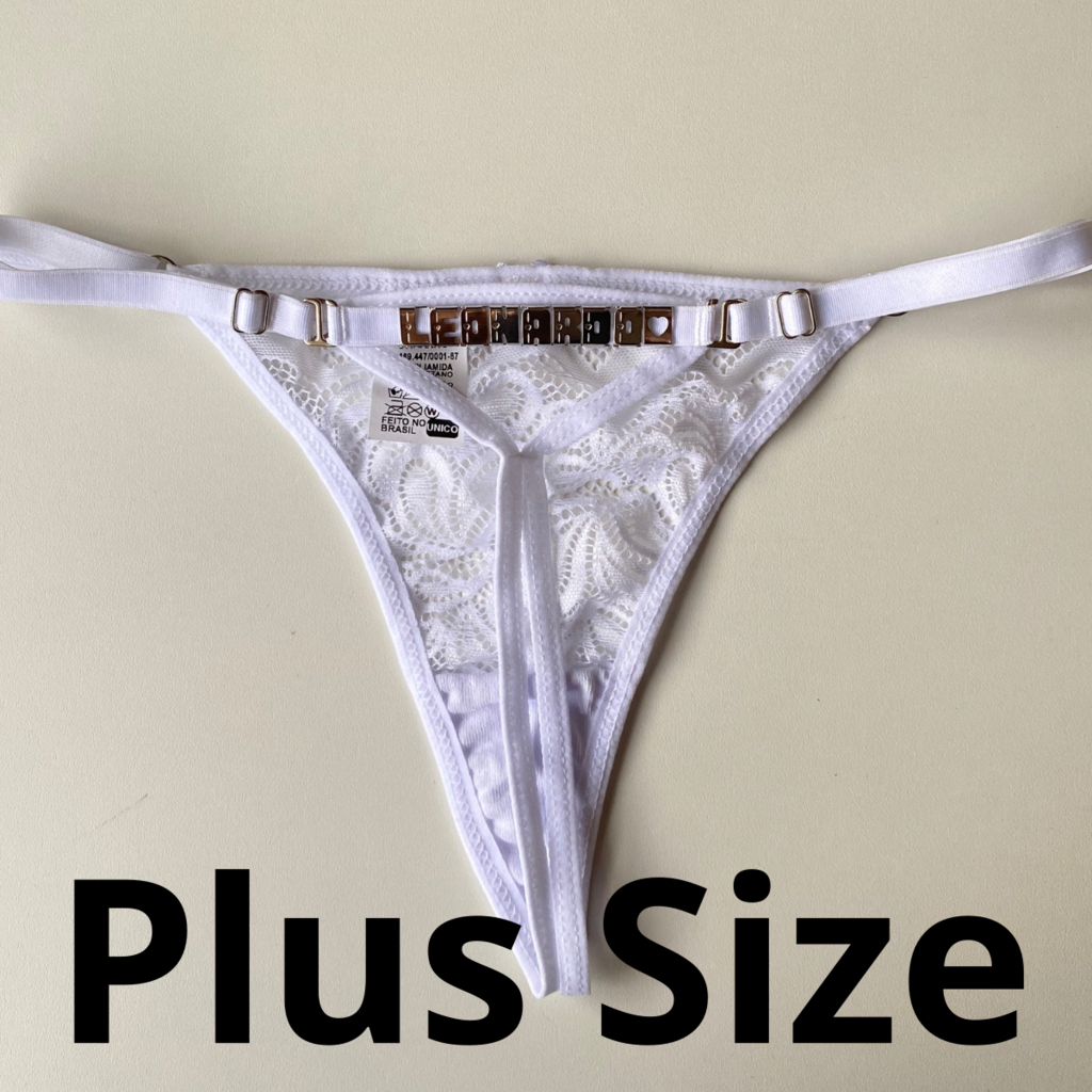 Calcinha Vegas PLUS SIZE Personalizável - até 10 letras