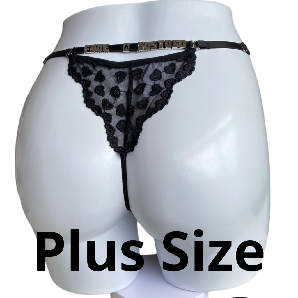 Calcinha Encanto PLUS SIZE Personalizável (15 letras)