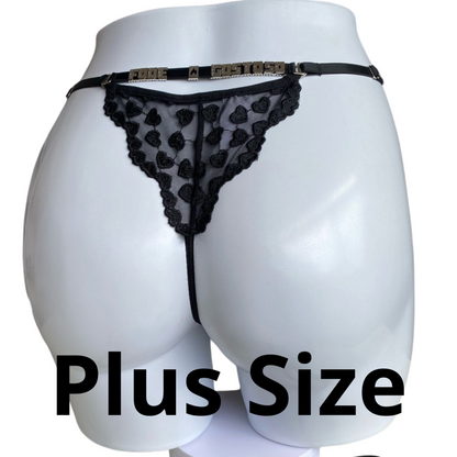 Calcinha Encanto PLUS SIZE Personalizável (15 letras)