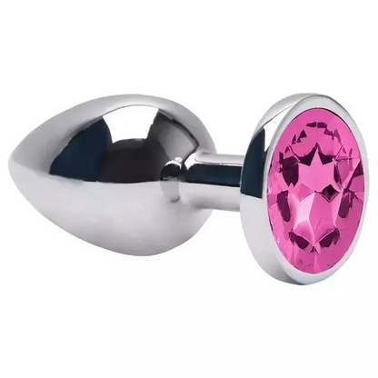 Plug Anal G redondo Metal Brilhante