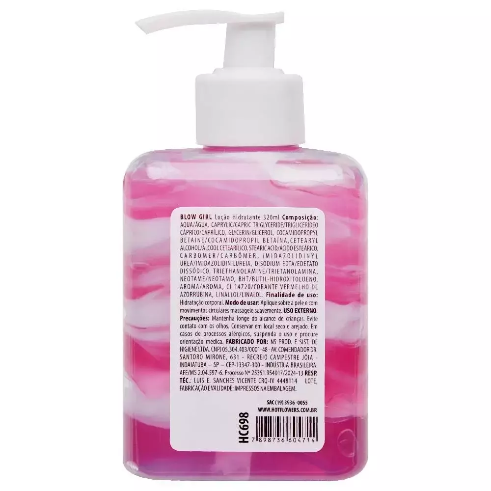 Blow Girl Gel Beijável 320Ml Hot Flowers