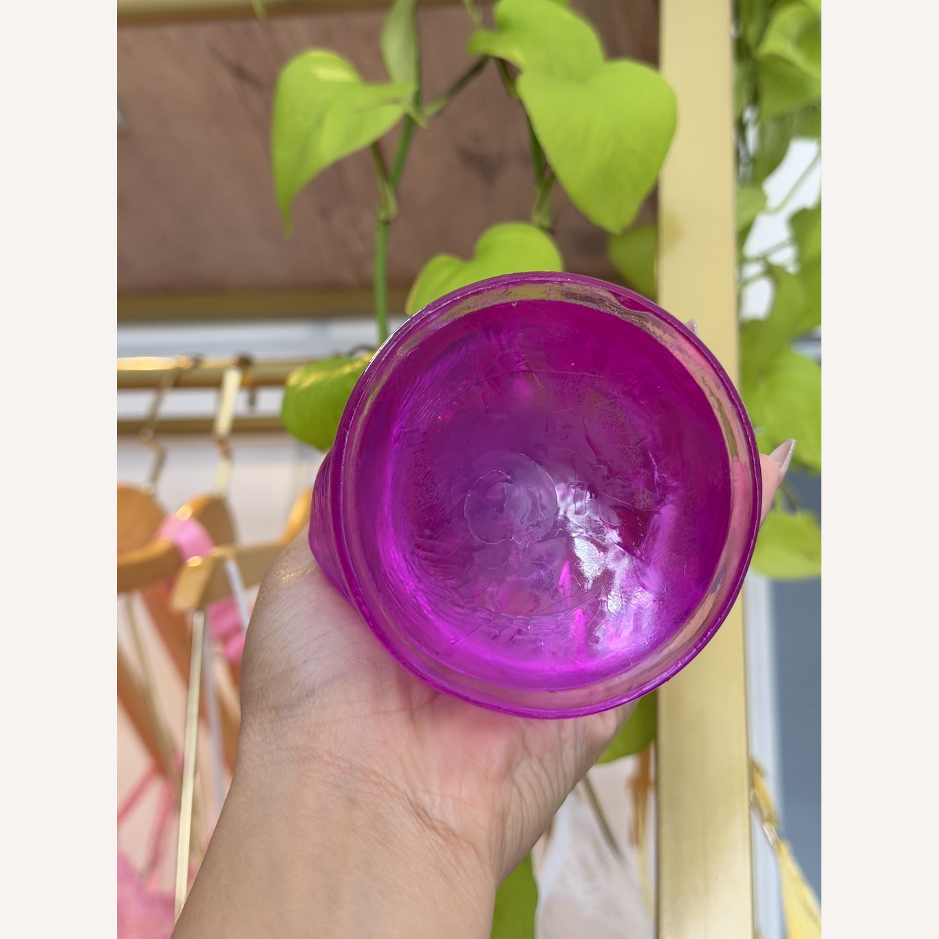 Dildo Transparente Com Rosa Godzilla Sexy Import