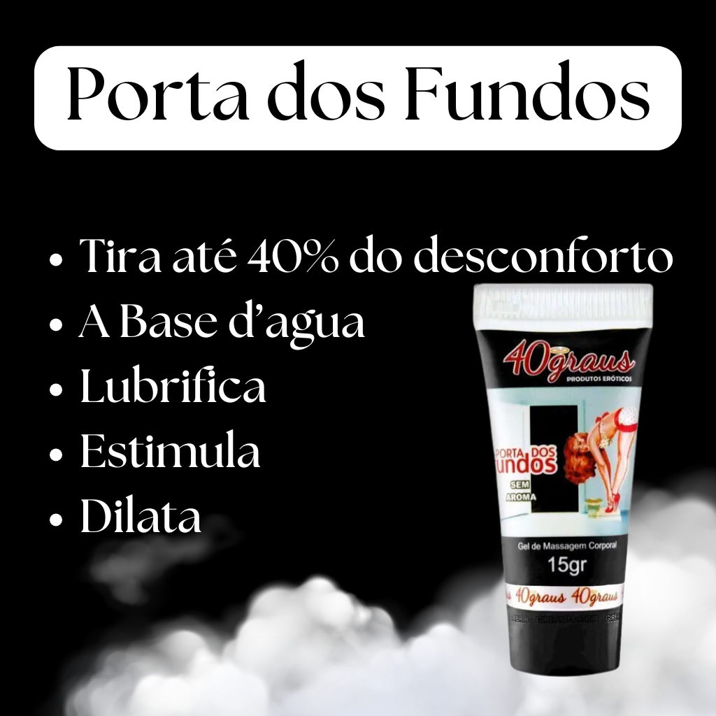 Porta Dos Fundos Anestésico 15g 40graus