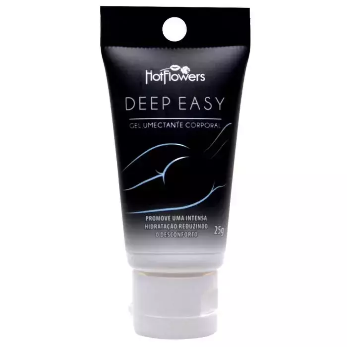 Deep Easy Anestésico Bisnaga Preta 25g Hot Flowers
