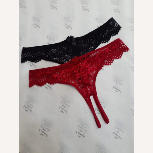 Kit 2 Calcinhas Namoradeira Aberta sexy