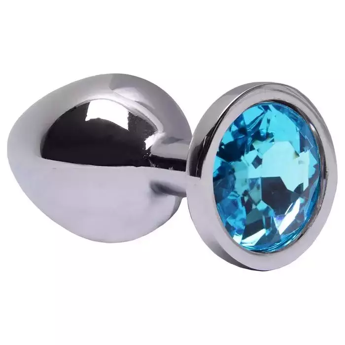 Plug Anal M redondo Metal Brilhante