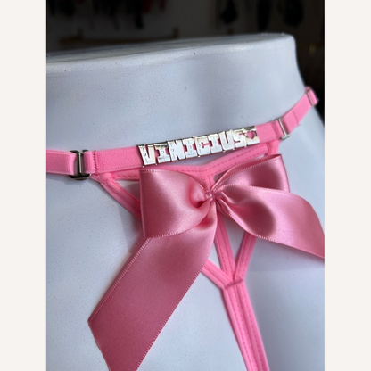 Calcinha Personalizável Laços - até 10 letras