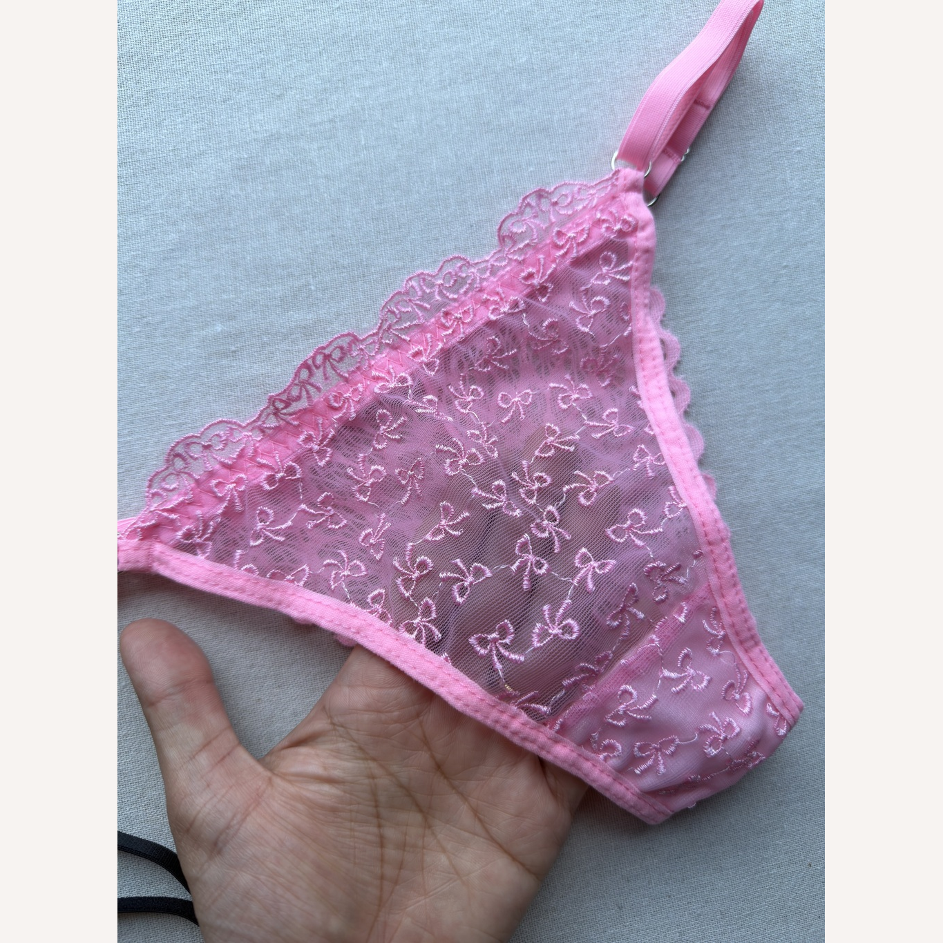 Calcinha Laços de Amor Personalizável - até 15 letras