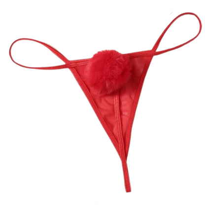 Calcinha Pompom Coelha Fio