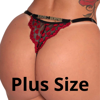 Calcinha Encanto PLUS SIZE Personalizável (15 letras)