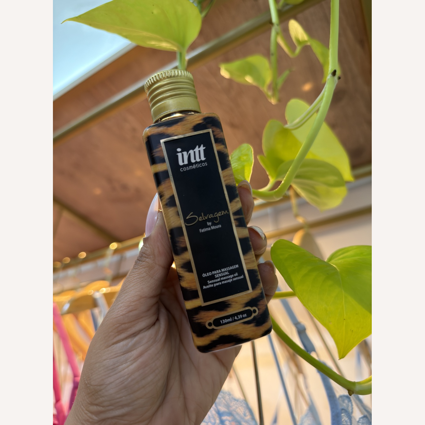 SELVAGEM ÓLEO AFRODISÍACO MASSAGEM 130ML INTT