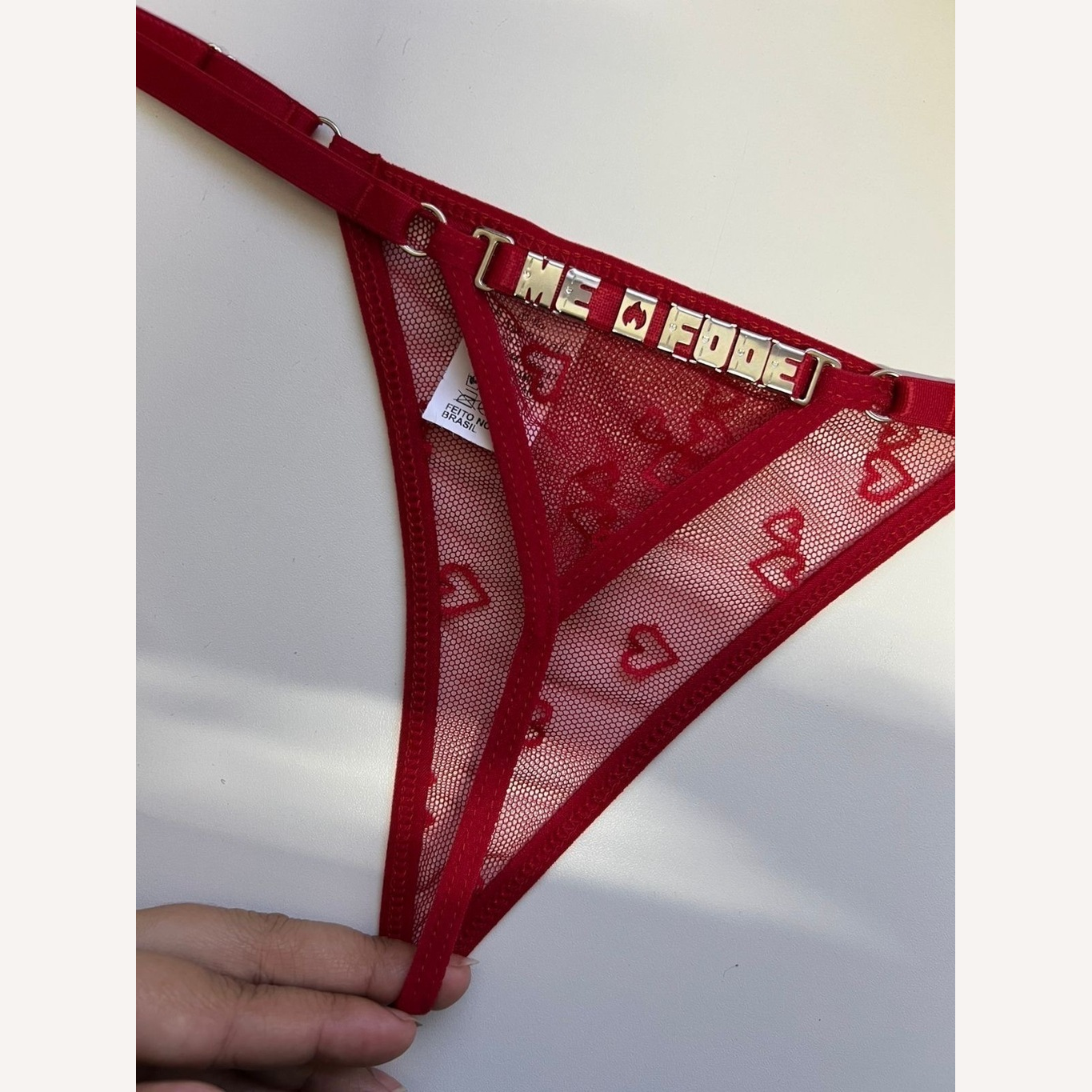 Conjunto Love Vermelho Personalizável - 8 letras