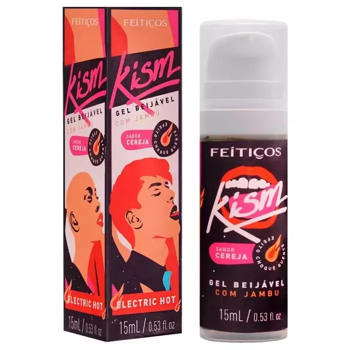 Kism Hot Gel Beijável Com Jambú Electric 15Ml Feitiços