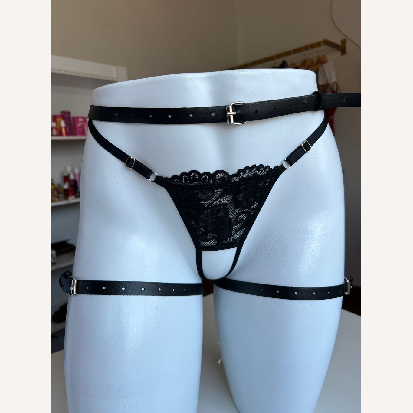 Arreio Harness Cinta Algema Pulso Sexy Import