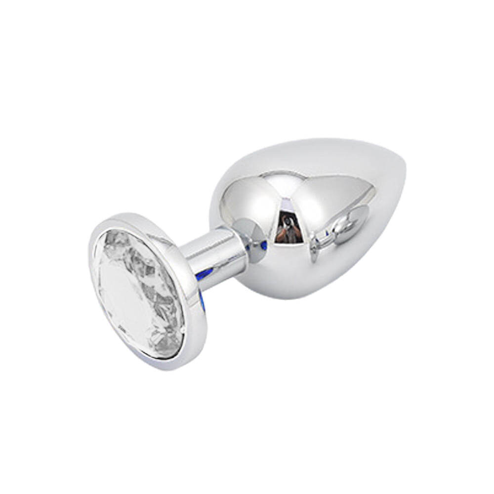 Plug Anal G redondo Metal Brilhante