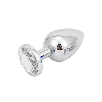 Plug Anal G redondo Metal Brilhante