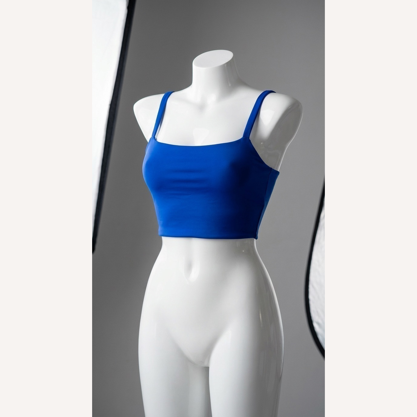 Top cropped microfibra