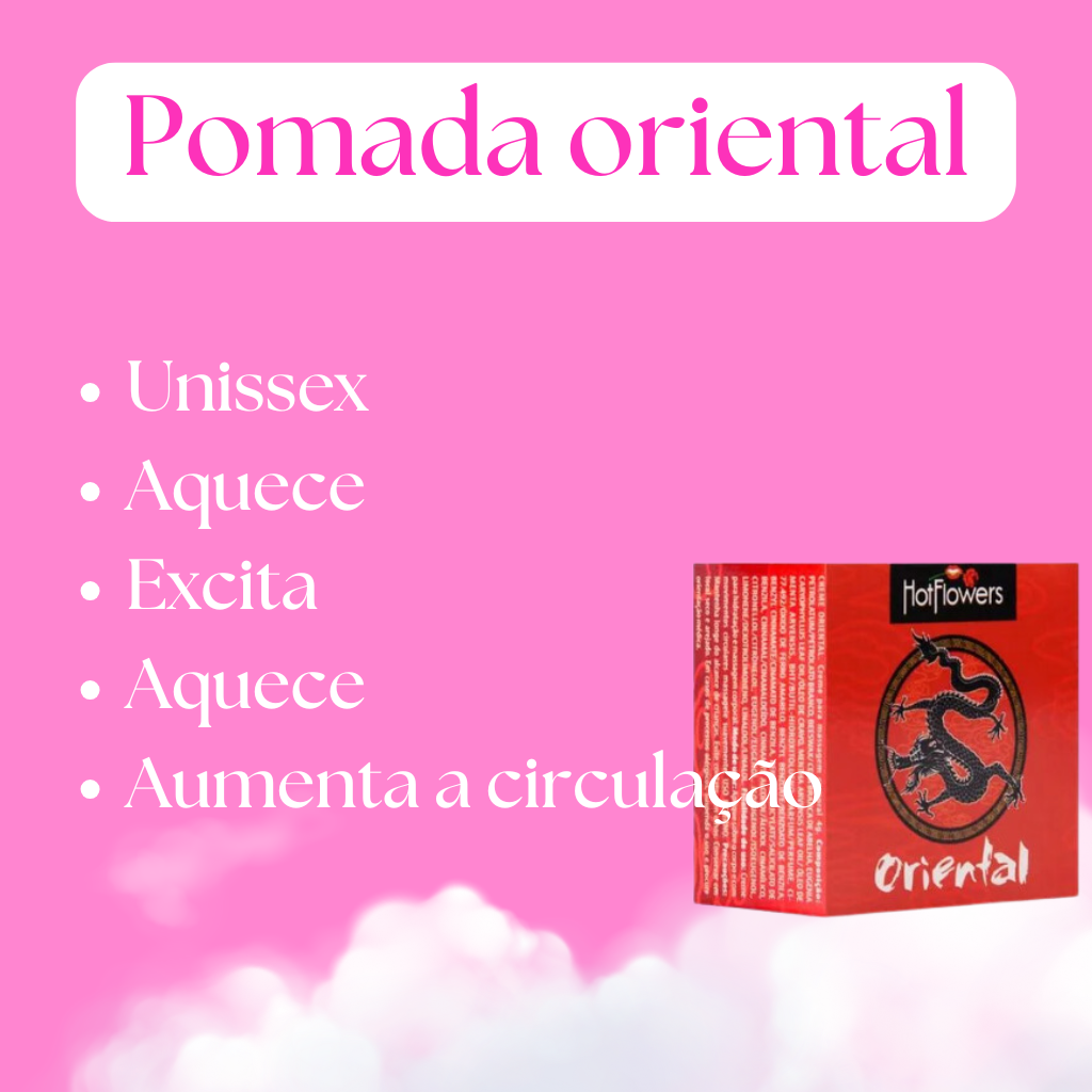 POMADA ORIENTAL POTE 4G HOT FLOWERS