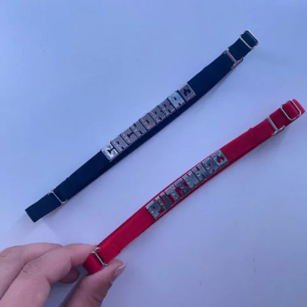Choker Personalizada Nome ou Frase - até 14 letras