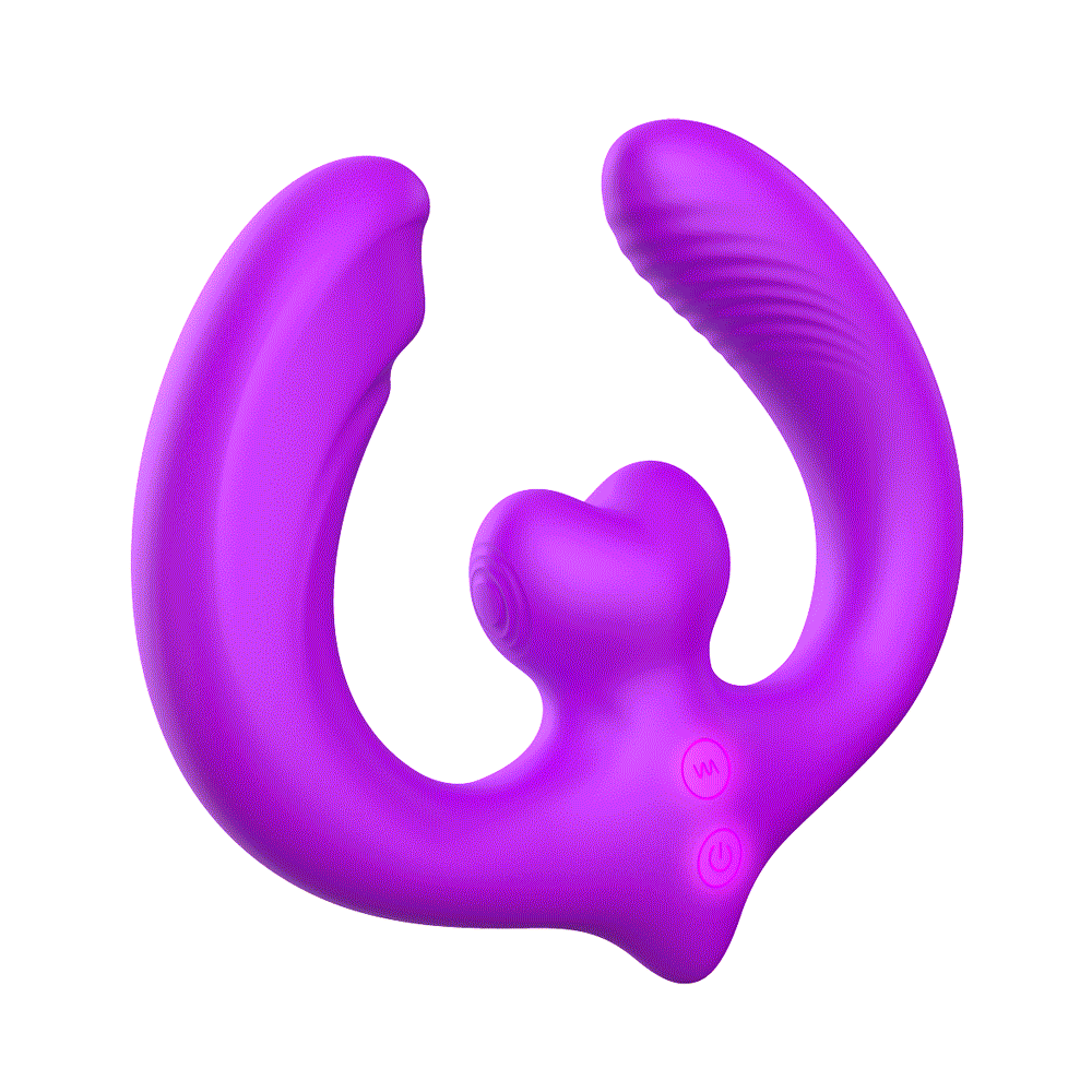Vibrador de Ponto G e clitóris / Duplo - SI
