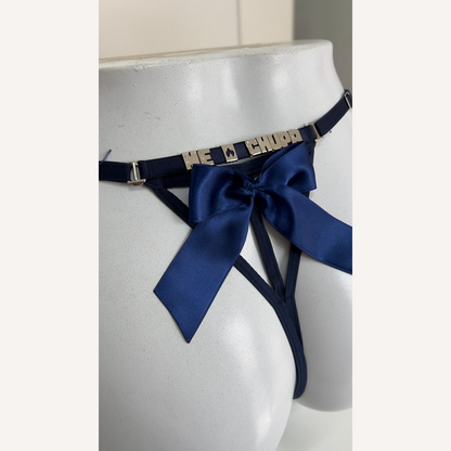 Calcinha Personalizável Laços - até 10 letras