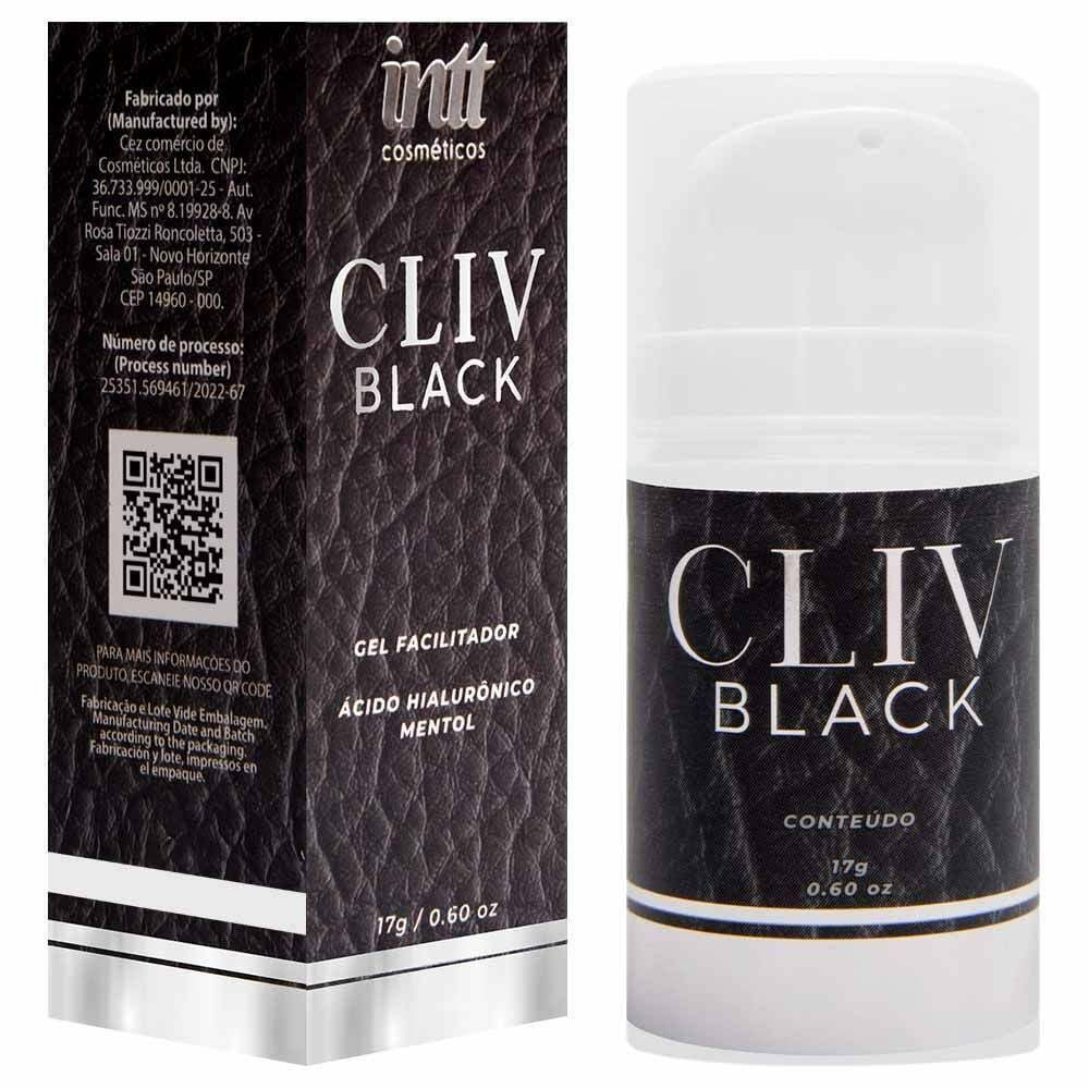 Cliv Intt Black Gel Facilitador Efeito Ice 17G Intt