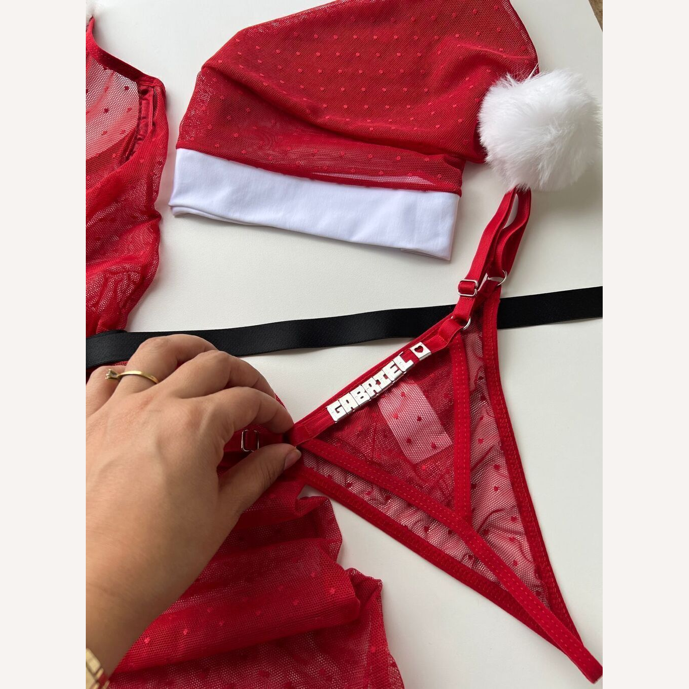 Fantasia Mamãe Noel Deluxe Personalizável até 10 letras