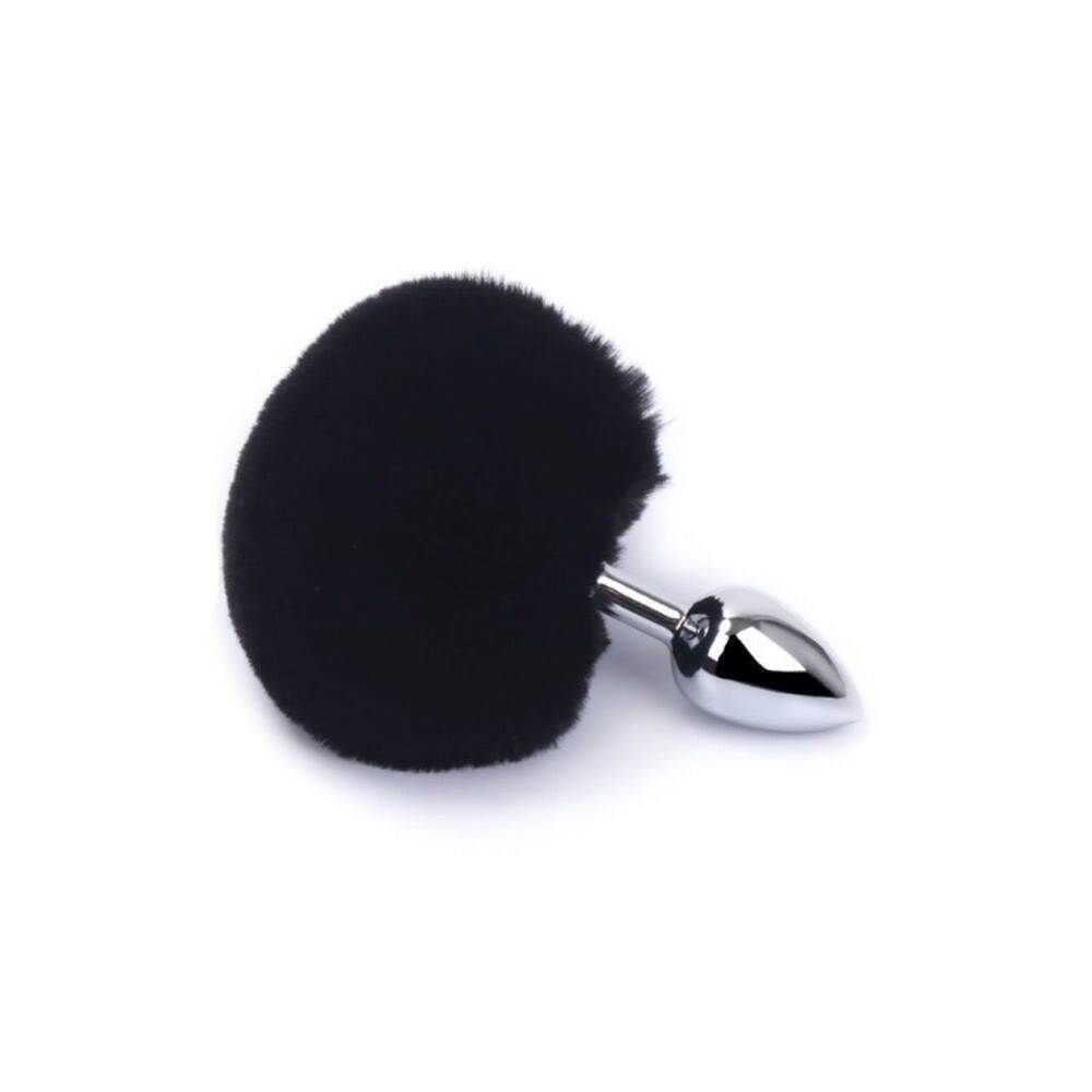 Plug Anal P Aço Pompom Coelha