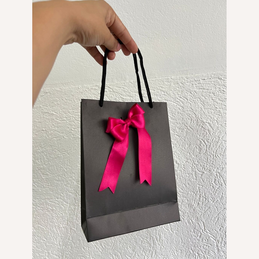 Sacola Para Presente com Laço Cetim - P