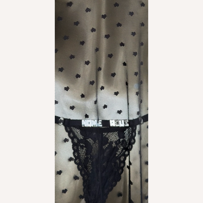 Camisola Love Preto Personalizável - 10 letras