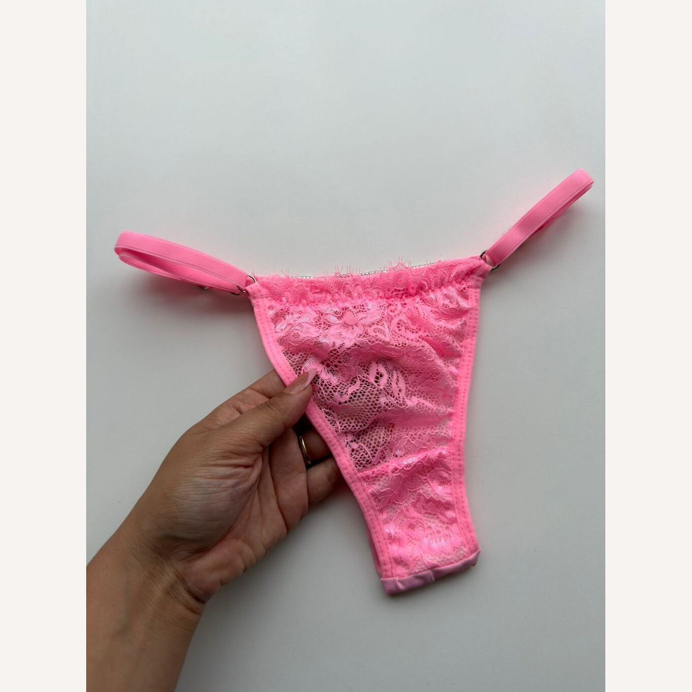 Calcinha Fio duplo com regulagem na lateral