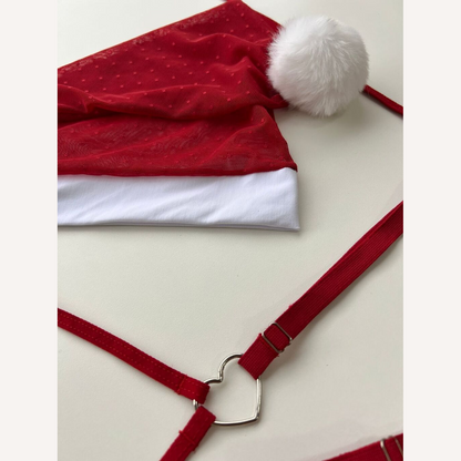 Fantasia Mamãe Noel Delicia Personalizável + Gorro até 12 letras