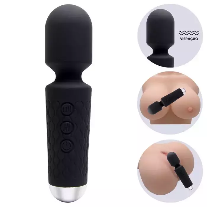 Varinha Mágica 20 Vibrações Recarregável Youvibe