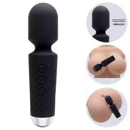 Varinha Mágica 20 Vibrações Recarregável Youvibe