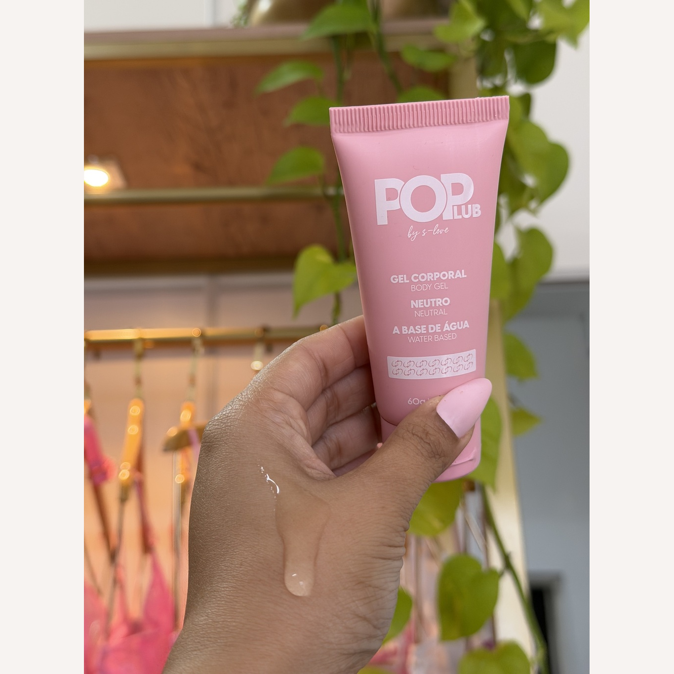 Pop Lub Lubrificante Neutro 60G Sensual Love