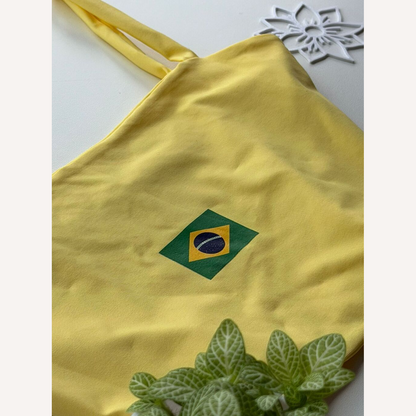 Cropped Brasil Amarelo