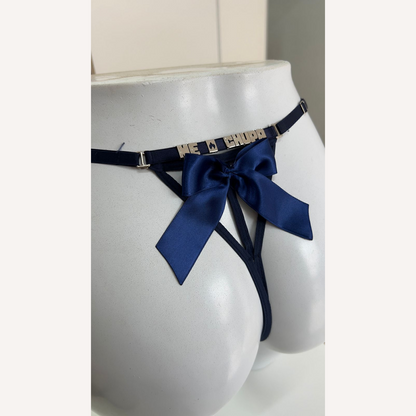 Calcinha Personalizável Laços - até 10 letras