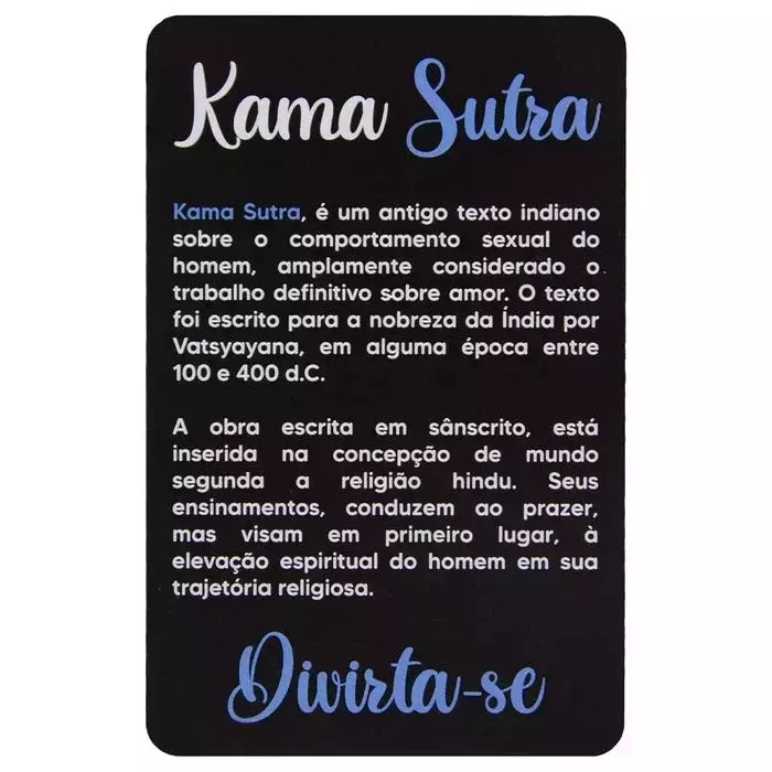 Baralho Kama Sutra Super Erótico Masculino Homo 55 Cartas Copag